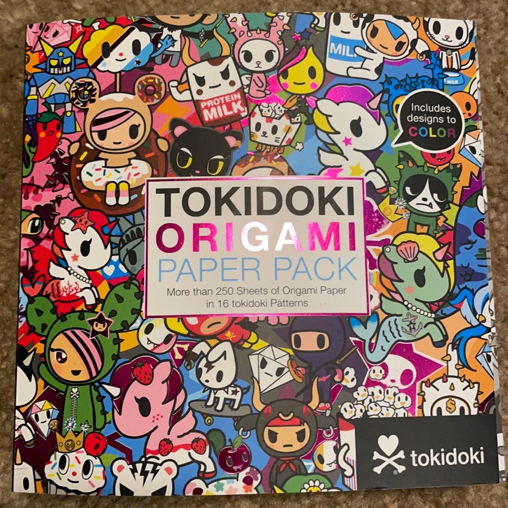 New Tokidoki Origami folding paper